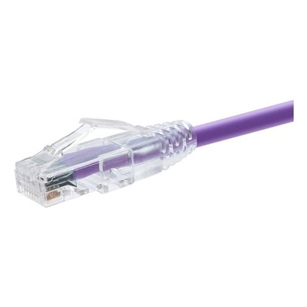 Unirise Usa Unirise 9 Foot Cat6 Snagless Clearfit Patch Cable Purple - High 10178